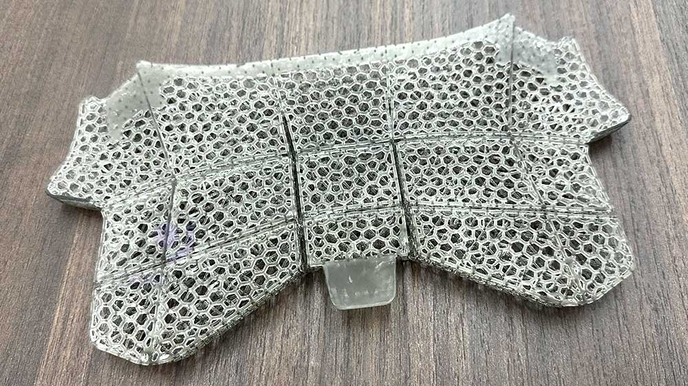 Medical-grade knee pads 3D printing