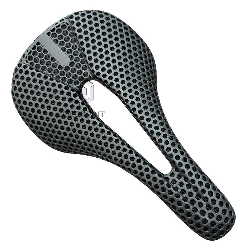 Black nylon bicycle saddle 3D Printing