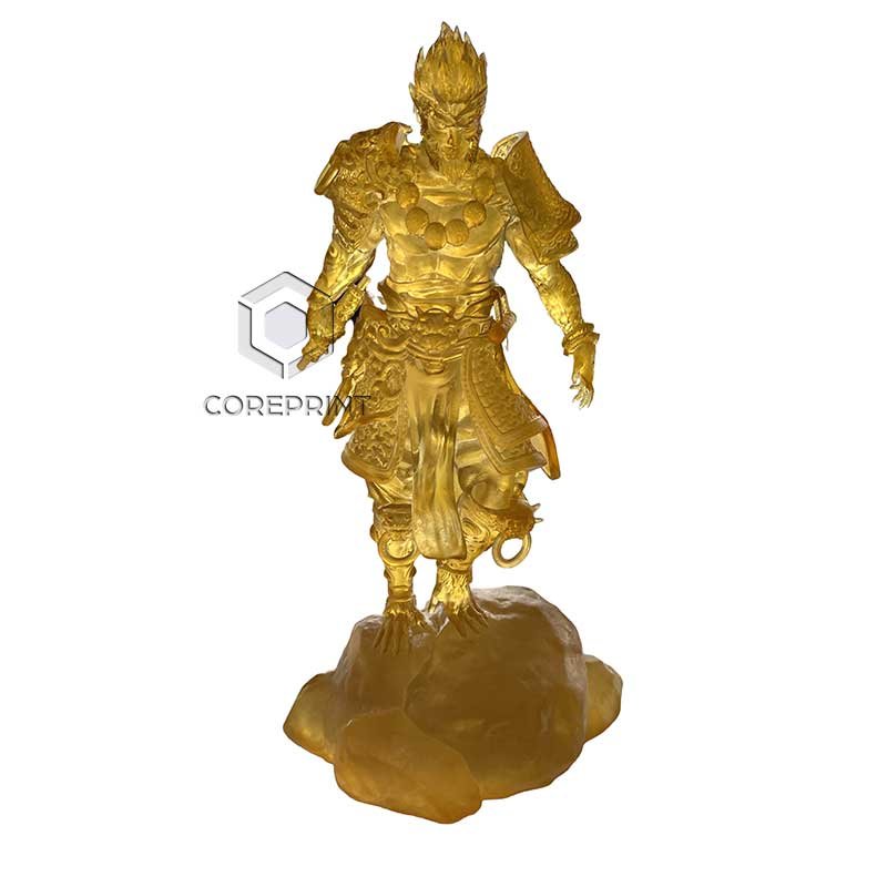 3D printing with transparent resin