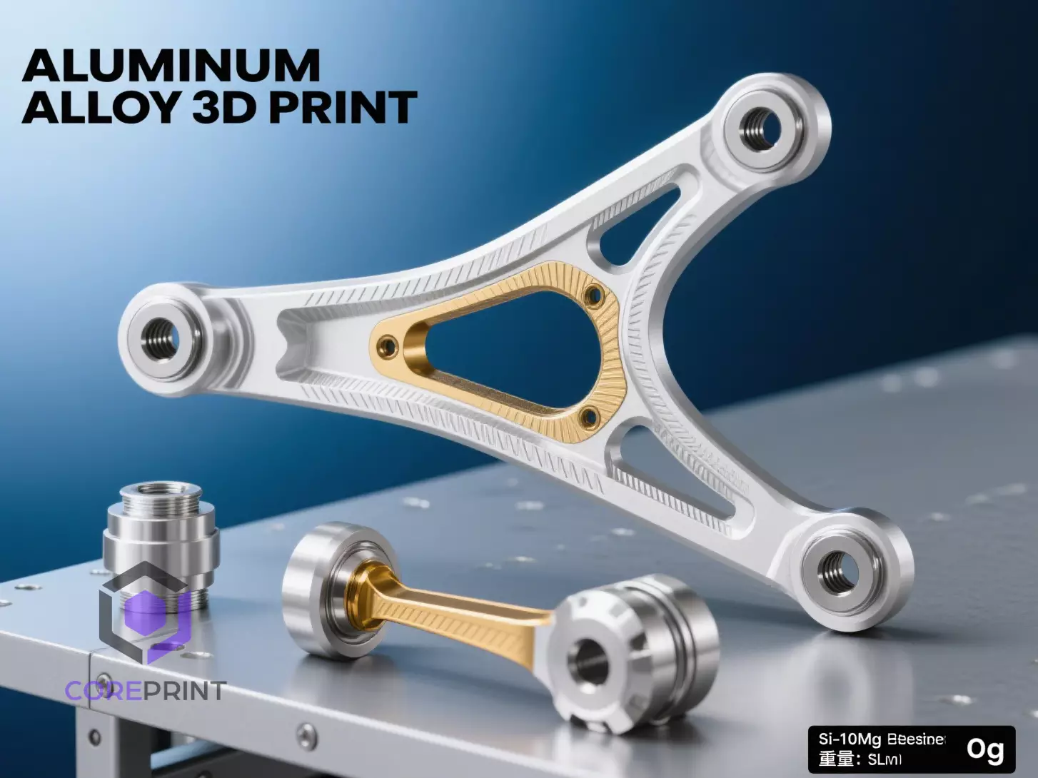 3D printing of aluminum alloy for medical products